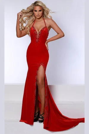 Johnathan Kayne 2737 - Halter Neck Evening Gown