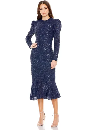 Mac Duggal 10865 - Tea Length Evening Dress