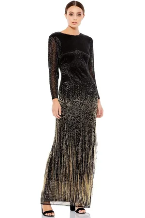 Mac Duggal 93584 Conservative Beaded Evening Gown