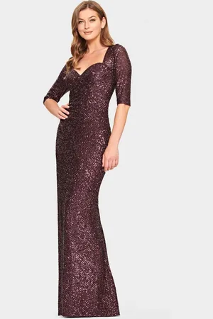 FAVIANA S10861 - Sweetheart Sequined Evening Gown