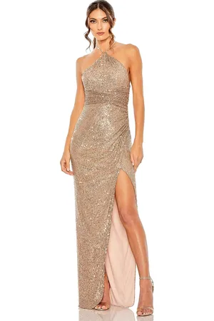 Ieena Duggal 27128 - Ruched Sequined Dress