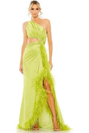 Mac Duggal 11689 - Feather Detailed Prom Dress