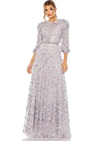 Mac Duggal 93805 - Applique A-Line Evening Dress