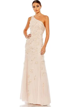 Mac Duggal 9168 - One Sleeve Embellished Evening Dress