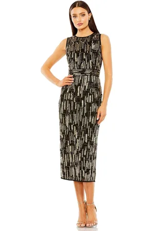 Mac Duggal 93597 - Jewel Striped Sequin Evening Dress