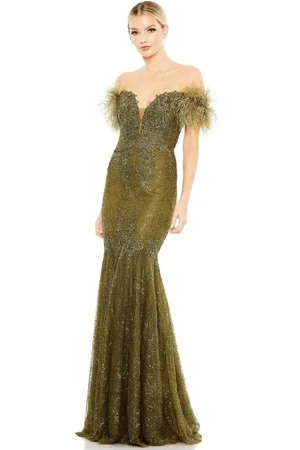 Mac Duggal 20246 - Feathered Evening Dress