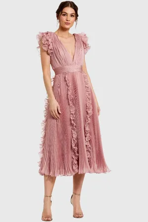 Ieena Duggal 49675 - Ruffle Detailed Dress