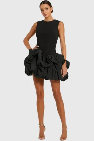 Ieena Duggal 20709 - Sleeveless Bubble Mini Dress