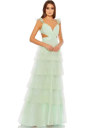 Mac Duggal 50670 - Ruffled Skirt Long Dress
