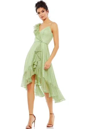 Ieena Duggal 70163 - V-Neck Ruffled A-Line Cocktail Dress
