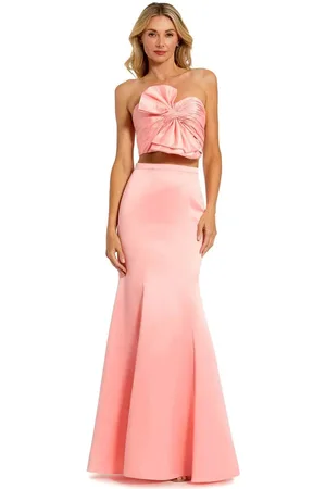 Mac Duggal 49832 - Bow Detail Sweetheart Prom Gown