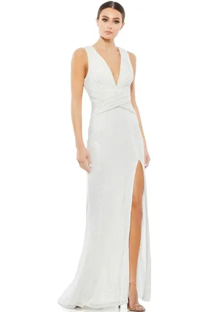 Ieena Duggal 26598I Sequined Sheath Evening Dress