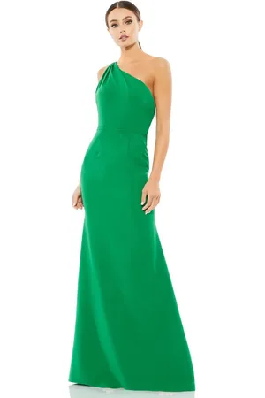 Ieena Duggal 26266I Asymmetrical Strapped Gown