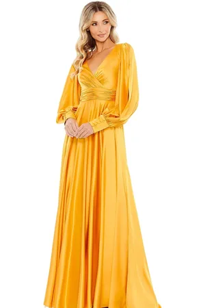 Ieena Duggal 67847 Bishop Sleeve Gown