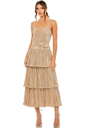 Ieena Duggal 27062 - Sleeveless Ruffle Tiered Prom Dress