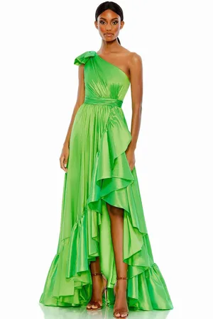 Mac Duggal 68027 - Asymmetrical One Sleeve Long Dress