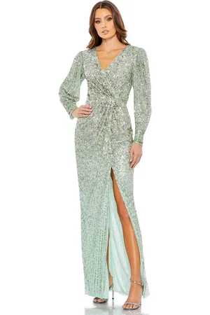 Mac Duggal 5638 - Sequin Long Sleeve Evening Dress