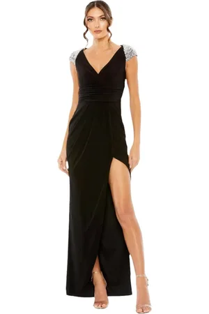 Mac Duggal 42069 - Embellished Cap Sleeve Evening Dress
