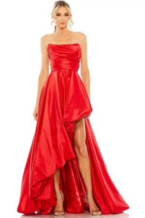 Mac Duggal 11685 - Strapless Satin Prom Gown
