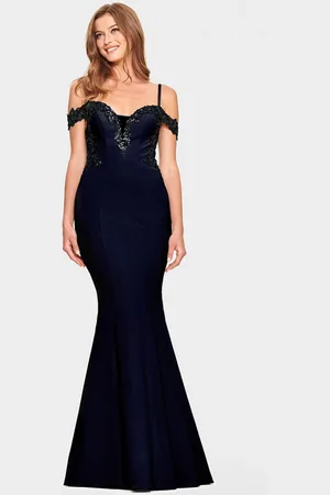 FAVIANA S10866 - Off Shoulder Sweetheart Trumpet Gown