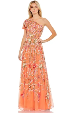 Mac Duggal 5617 - Floral Beaded A-Line Formal Gown