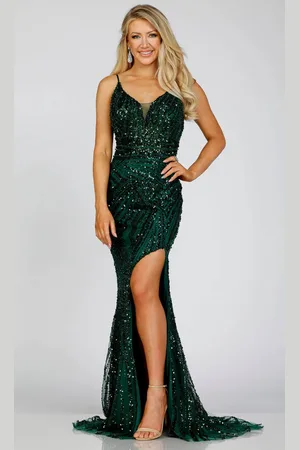 Terani Couture 231E0516 - Sleeveless Sequin Evening Dress