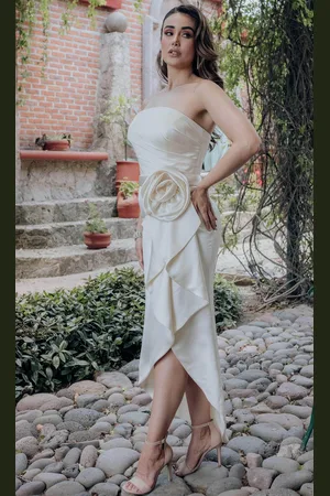 Terani Couture 232C1122 - Strapless High Low Cocktail Dress