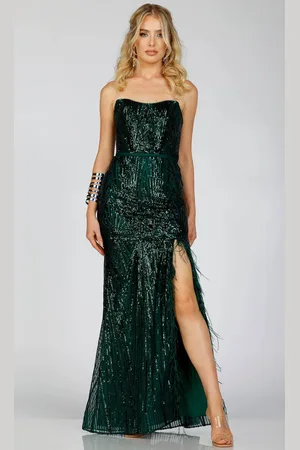 Terani Couture 231P0030 - Sequin Strapless Evening Dress