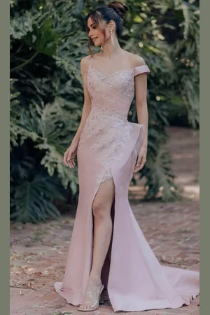 Terani Couture 232E1237 - Embroidered One Shoulder Evening Gown