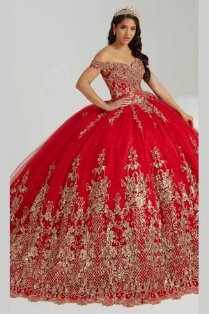 Fiesta Gowns 56486 - Off Shoulder Sweetheart Ballgown