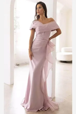 Terani Couture 241M2703 - Pleated Off-Shoulder Prom Dress
