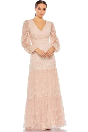 Mac Duggal 9197 - Modest Long A-line Mother of the Bride Gown