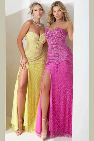 Terani Couture 241P2208 - Strapless Bodycon Long Prom Dress