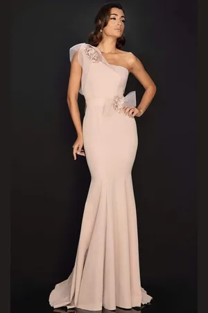 Terani Couture 2011E2092 Blossom Appliqued Long Mermaid Gown