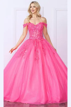 Nox Anabel H1349 - Embroidered Off-Shoulder Ballgown