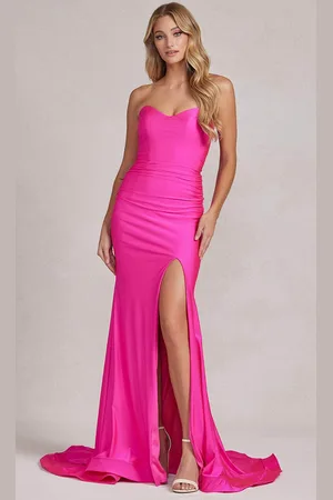 Nox Anabel T1139 - Sweetheart Evening Dress with Slit