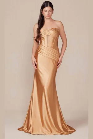 Nox Anabel T1500 - Strapless Sheath Evening Dress