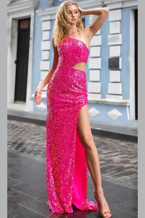 Nox Anabel A1307 - Sequin Cutout Prom Dress