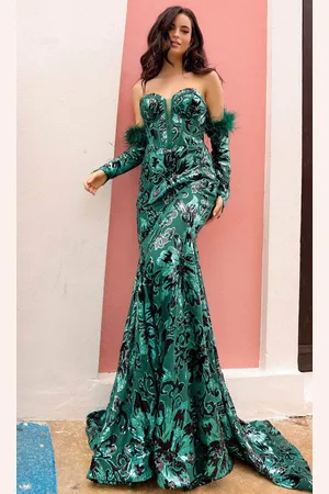 Nox Anabel D1269 - Sequin Corset Prom Dress