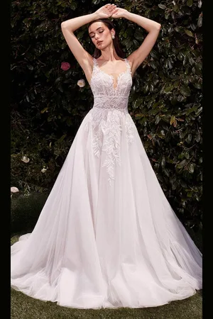 Ladivine CDS511W - Lace A-Line Wedding Dress