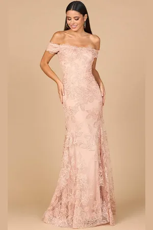 Lara Dresses 28970 - Off-Shoulder Mermaid Evening Gown