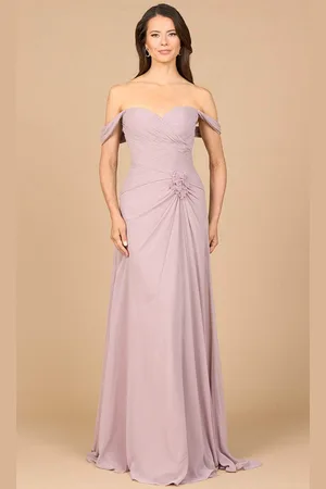 Lara Dresses 28911 - Sweetheart Chiffon A-Line Formal Dress