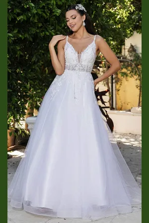 May Queen MQ2135 - Floral A-Line Evening Dress
