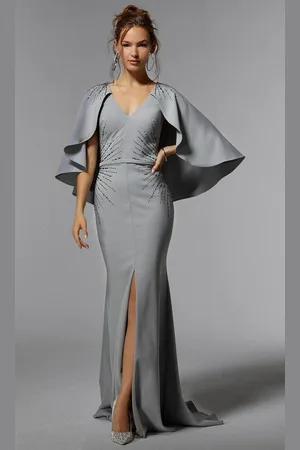 MGNY By Mori Lee 72914 - Crystal beaded Evening Gown