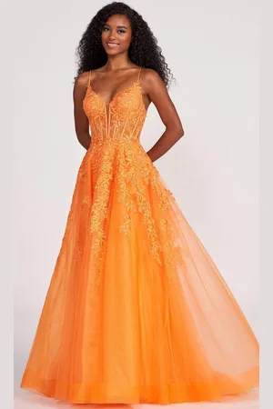 Ellie Wilde EW34036 - Lace Ornate Corset Prom Dress