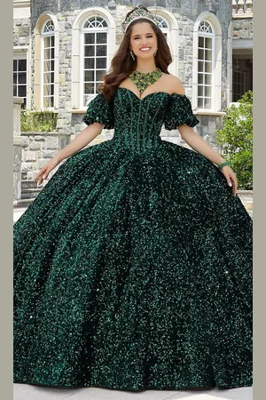 Mori Lee 60171 - Bow-Accented Back Sequin Ballgown