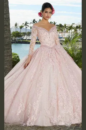 Mori Lee 89360 - Shimmered Tulle Quinceañera Dress