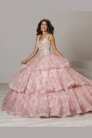 Quinceanera Collection 26921 Sleeveless Beaded Bodice Ballgown