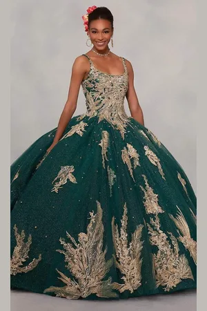 Vizcaya by Mori Lee 89311 Scoop Appliqued Ball Gown