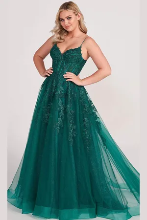 Ellie Wilde EW34036 - Lace Ornate Corset Prom Dress